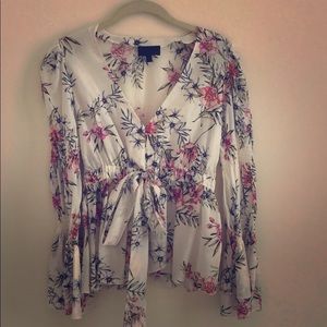 Intermix cotton spring blouse